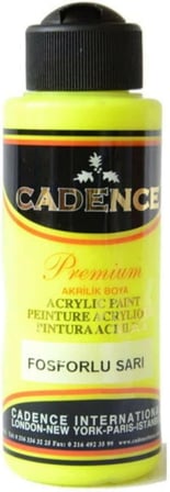 Fosforlu Premium Akrilik Sarı 120ml