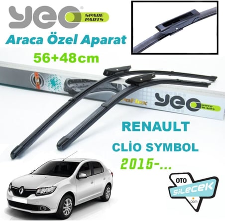 Yeo Renault Clio Symbol ile Uyumlu Silecek Takımı 2015-...
