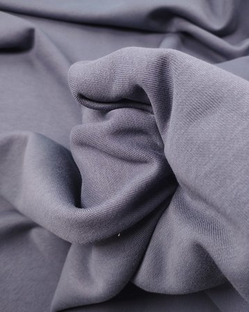 Gri Mavi 3 İplik Penye Kumaş Şardonlu Yumuşak Eşofmanlık & Sweatlik En: 185cm