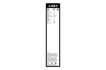 Aerotwin silecek seti - [650/475 mm] BMW Serie 2 Active Tourer (2014-2021) [F45] #A309S