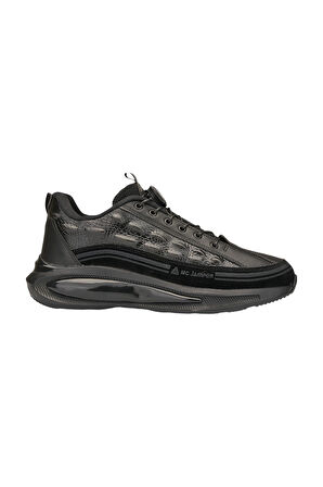 Günlük Erkek Sneaker Bağcıklı Kalın Tabanlı Oval Burunlu Süet Detaylı Spor Ayakkabı 2250