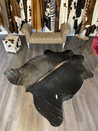 HAKİKİ DERİ DANA POSTU SİYAH 205 x 240 - 0101000015