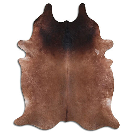 Hakiki Deri Dana Postu Düz Kahve 180 x 240 cm - 37886