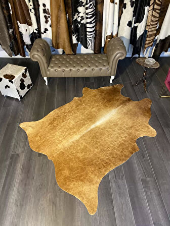 HAKİKİ DERİ DANA POSTU KAHVE 175 x 215 - 0201000048