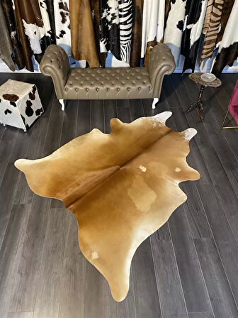 HAKİKİ DERİ DANA POSTU KAHVE 190 x 220 - 0201000050