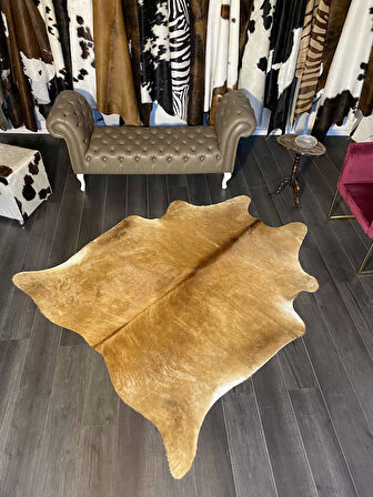 HAKİKİ DERİ DANA POSTU KAHVE 180 x 215 - 0201000053
