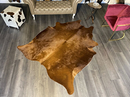 HAKİKİ DERİ DANA POSTU KAHVE 180 x 220 - 0201000056