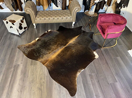 HAKİKİ DERİ DANA POSTU KAHVE 205 x 220 - 0201000073