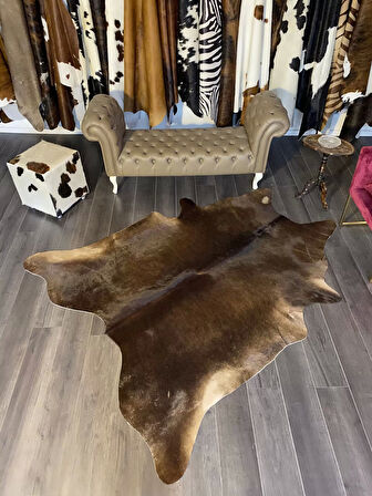 HAKİKİ DERİ DANA POSTU KAHVE 190 x 230 - 0201000077