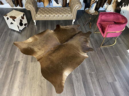 HAKİKİ DERİ DANA POSTU KAHVE 195 x 220 - 0201000104