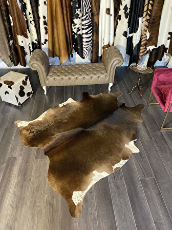 HAKİKİ DERİ DANA POSTU KAHVE 180 x 220 - 0201000105