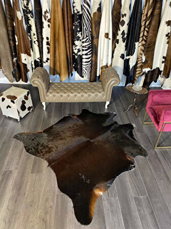 HAKİKİ DERİ DANA POSTU KAHVE 190 x 195 - 0201000116