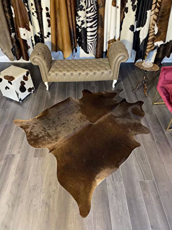 HAKİKİ DERİ DANA POSTU KAHVE 185 x 215 - 0201000128