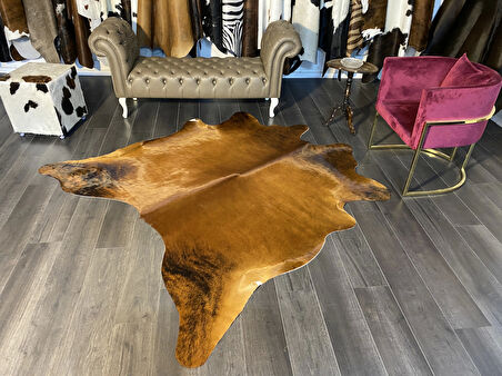 HAKİKİ DERİ DANA POSTU KAHVE 195 x 215 - 0201000168