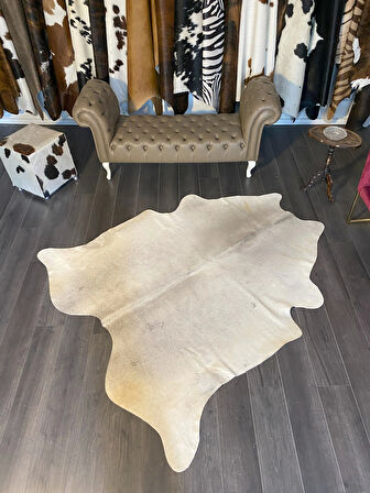 HAKİKİ DERİ DANA POSTU GRİ 190 x 210 - 0301000017