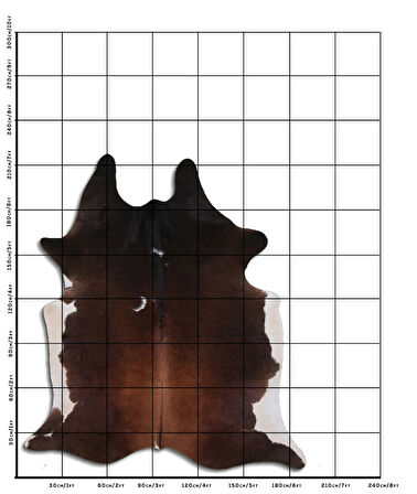 Hakiki Deri Dana Postu Üç Renk 180 x 210 cm - 66809