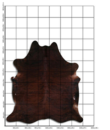 Hakiki Deri Dana Postu Egzotik Kahve 210 x 230 cm - 102239