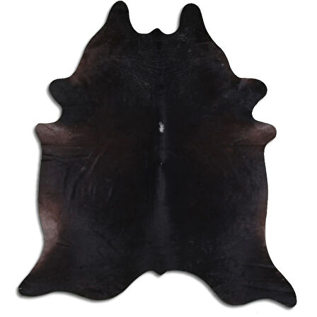 Hakiki Deri Dana Postu Düz Siyah 200 x 220 cm - 66080