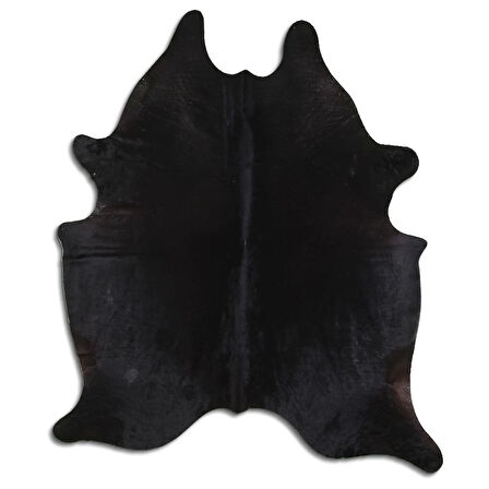 Hakiki Deri Dana Postu Düz Siyah 200 x 210 cm - 62484