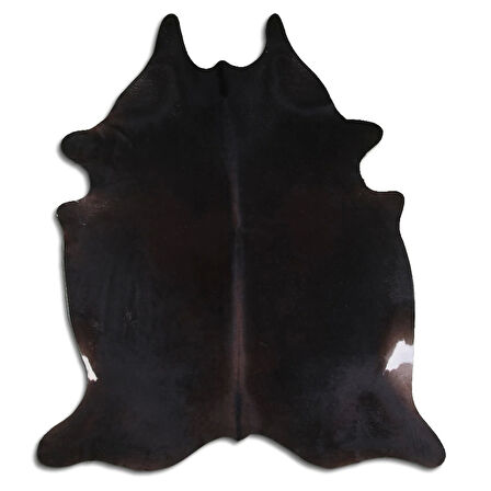 Hakiki Deri Dana Postu Düz Siyah 200 x 210 cm - 61241