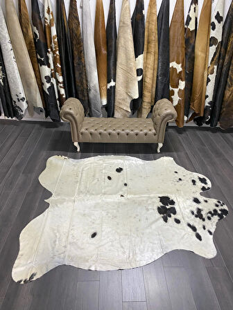 HAKİKİ DERİ DANA POSTU SİYAH - BEYAZ 200 x 235 - 0701000022