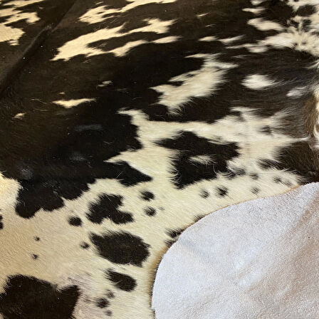 HAKİKİ DERİ DANA POSTU SİYAH - BEYAZ 165 x 190 - 0701000085