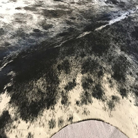 HAKİKİ DERİ DANA POSTU SİYAH - BEYAZ 180 x 205 - 0701000203