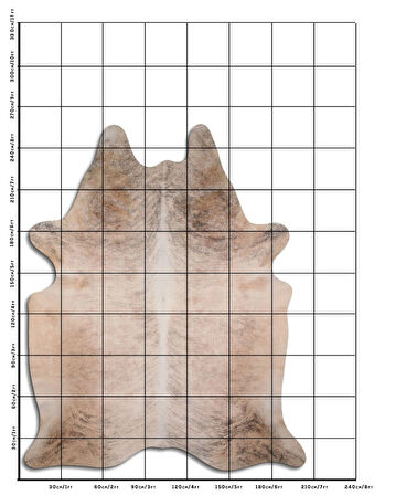 Hakiki Deri Dana Postu Egzotik Kahve 200 x 240 cm - 98597