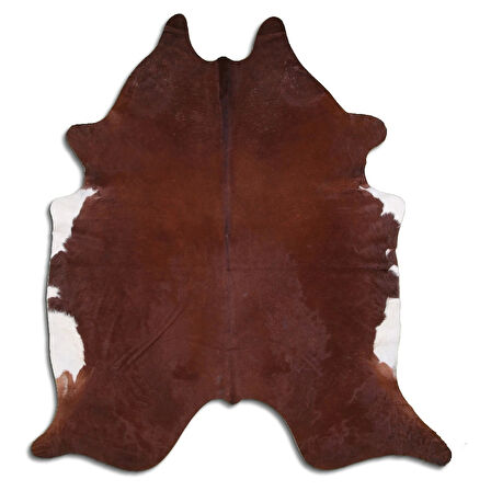 Hakiki Deri Dana Postu Düz Kahve 180 x 210 cm - 62720