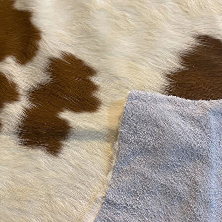 HAKİKİ DERİ DANA POSTU KAHVE - BEYAZ 205 x 230 - 0801000002