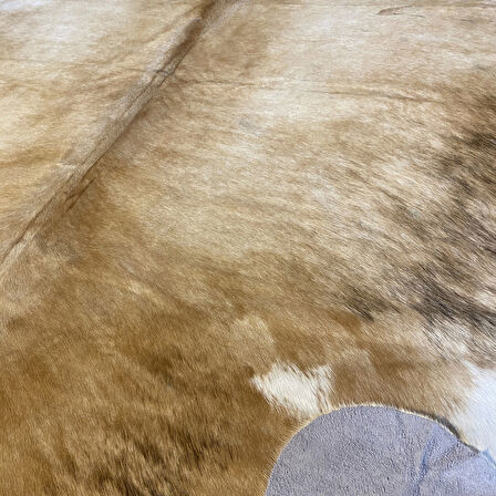 HAKİKİ DERİ DANA POSTU KAHVE - BEYAZ 200 x 220 - 0801000121