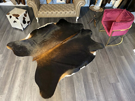 HAKİKİ DERİ DANA POSTU MIX KAHVE 195 x 235 - 1001000019