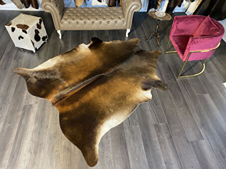 HAKİKİ DERİ DANA POSTU MIX KAHVE 200 x 230 - 1001000033