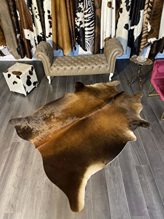 HAKİKİ DERİ DANA POSTU MIX KAHVE 185 x 235 - 1001000067