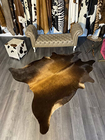 HAKİKİ DERİ DANA POSTU MIX KAHVE 200 x 235 - 1001000070