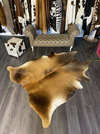 HAKİKİ DERİ DANA POSTU MIX KAHVE 200 x 225 - 1001000086