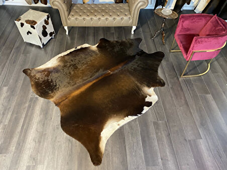 HAKİKİ DERİ DANA POSTU MIX KAHVE 200 x 220 - 1001000099