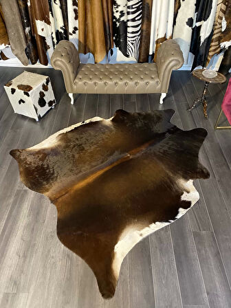 HAKİKİ DERİ DANA POSTU MIX KAHVE 200 x 220 - 1001000099