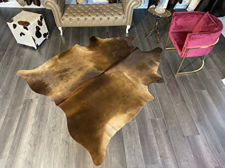 HAKİKİ DERİ DANA POSTU MIX KAHVE 200 x 230 - 1001000100