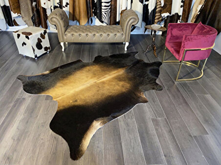 HAKİKİ DERİ DANA POSTU MIX KAHVE 185 x 230 - 1001000112