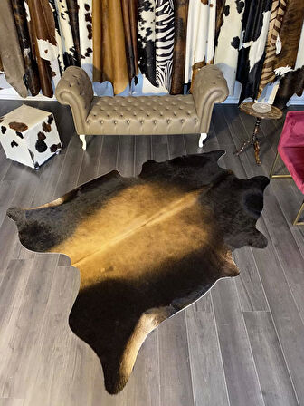 HAKİKİ DERİ DANA POSTU MIX KAHVE 185 x 230 - 1001000112