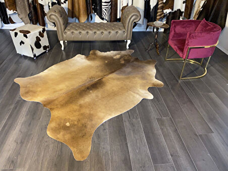 HAKİKİ DERİ DANA POSTU MIX KAHVE 180 x 225 - 1001000114