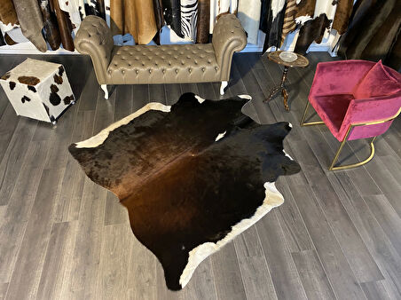HAKİKİ DERİ DANA POSTU MIX KAHVE 175 x 205 - 1001000128