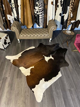 HAKİKİ DERİ DANA POSTU MIX KAHVE 185 x 210 - 1001000138