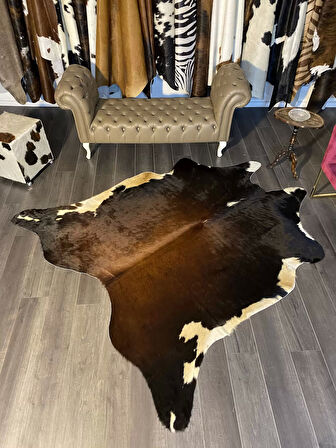 HAKİKİ DERİ DANA POSTU MIX KAHVE 210 x 220 - 1001000152