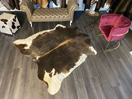 HAKİKİ DERİ DANA POSTU MIX KAHVE 190 x 205 - 1001000169