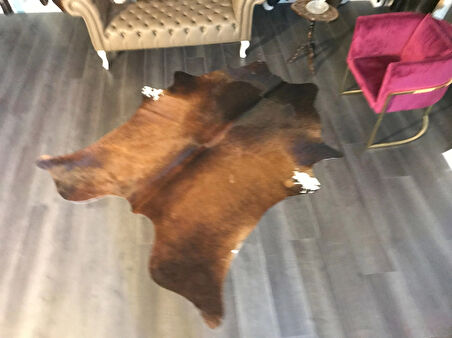 HAKİKİ DERİ DANA POSTU MIX KAHVE 205 x 225 - 1001000198