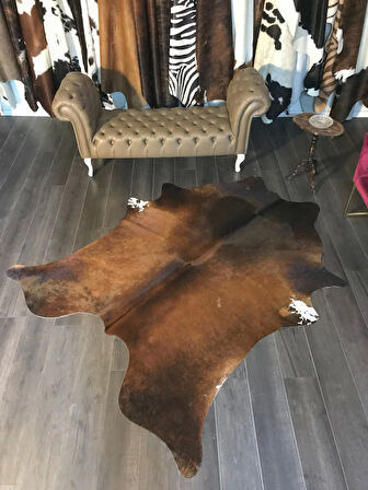 HAKİKİ DERİ DANA POSTU MIX KAHVE 205 x 225 - 1001000198