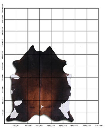 Hakiki Deri Dana Postu Egzotik Kahve 170 x 210 cm - 65933