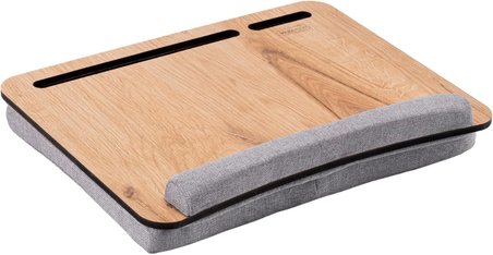 -LS014 Minderli Laptop Sehpası (Meşe Gri)